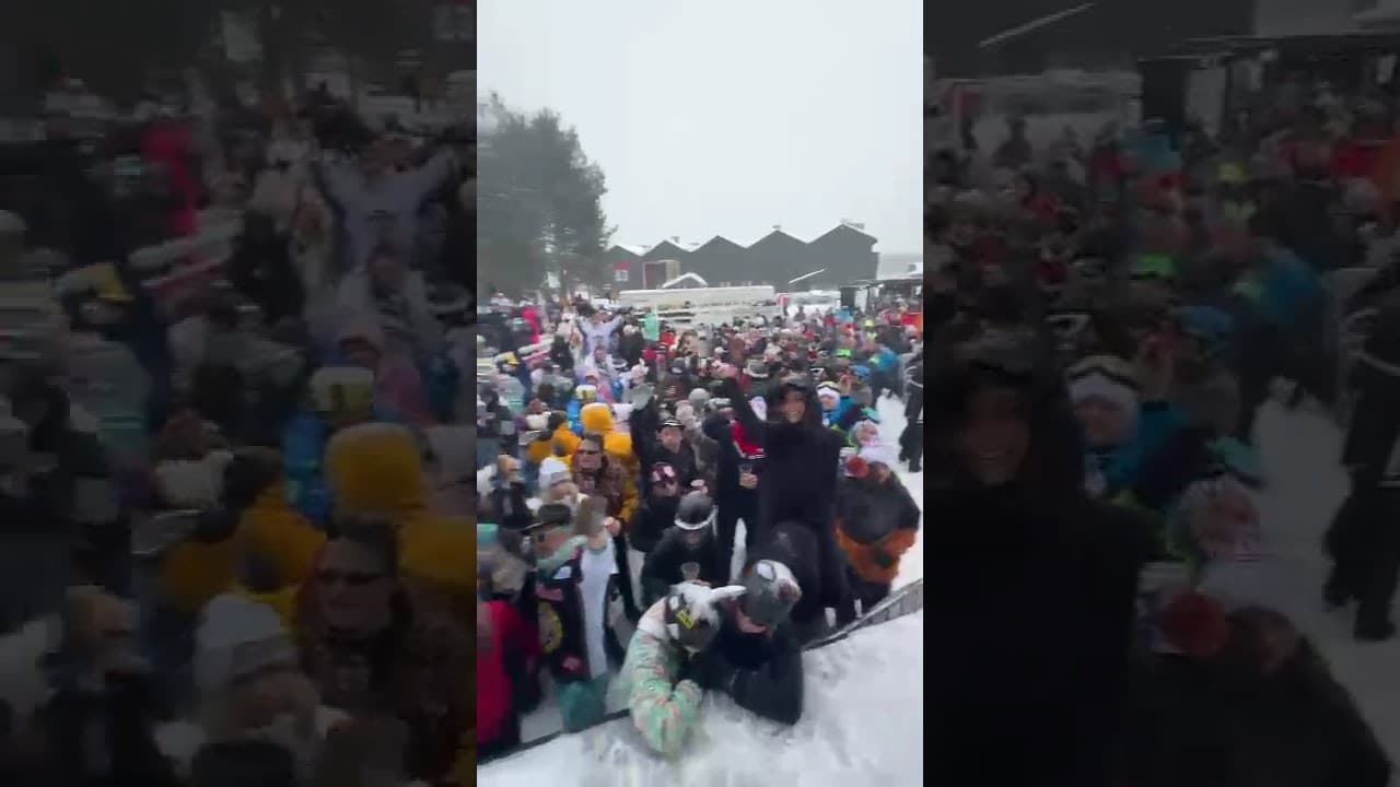 Levi After Ski Crowd Energy — Pike #shorts